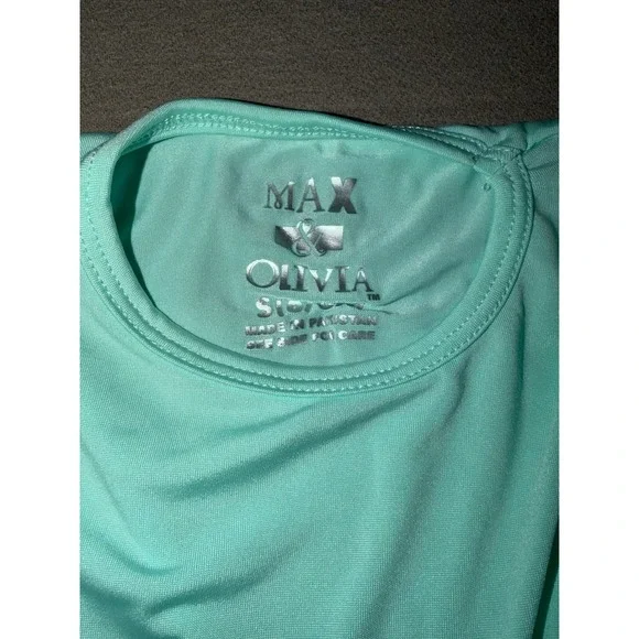 Max Olivia Kids Girls Mint Green Pajama Sleepwear Set Long Sleeve, Size S, NWT - Picture 5 of 11